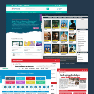 10 Website Templates Bundle – Ready-Made Modern Designs