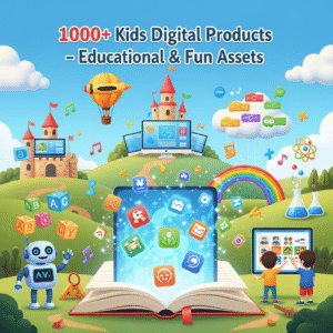 1000+ Kids Digital Products – Educational & Fun Assets