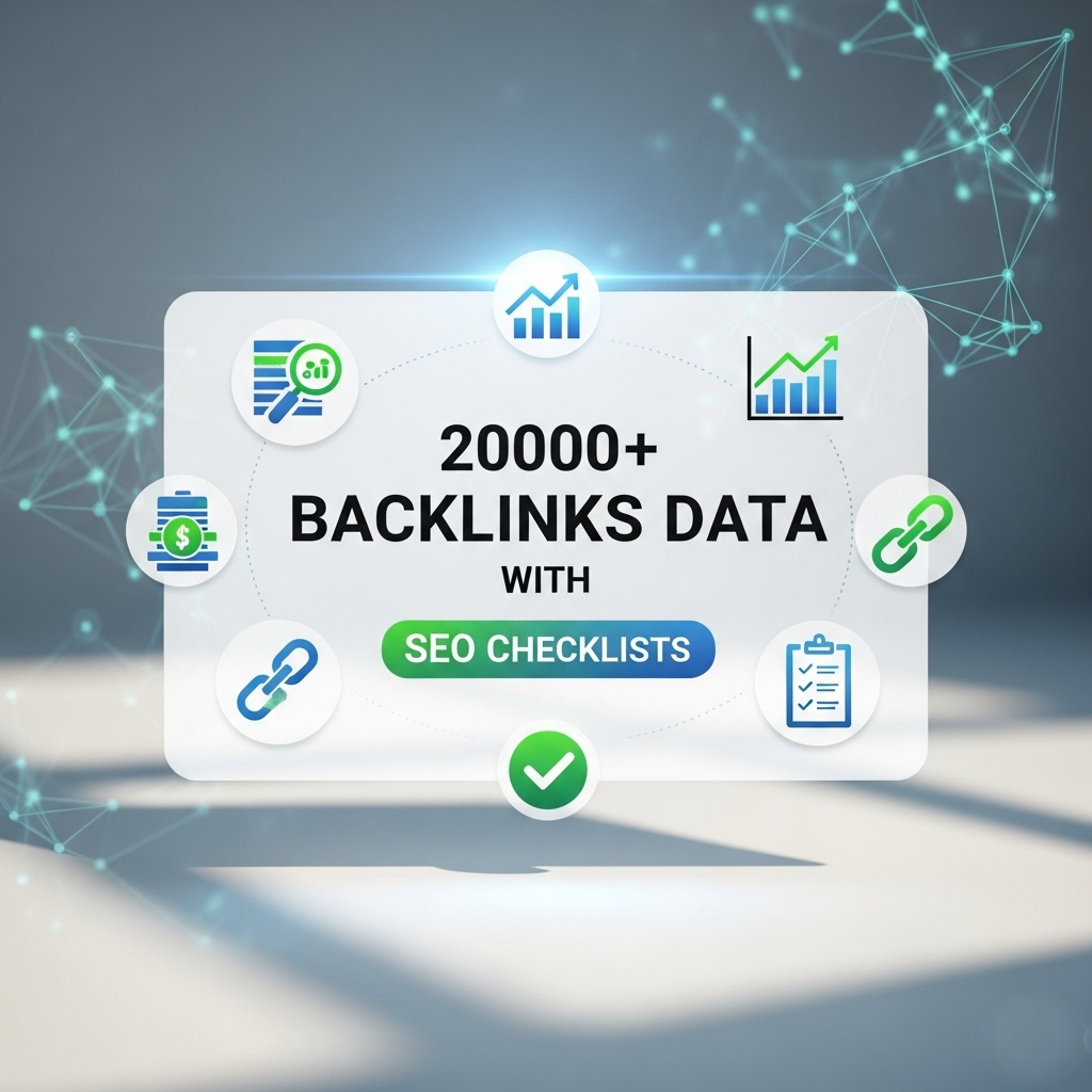 20000+ Backlinks Data with SEO Checklists – Boost Your Website Ranking