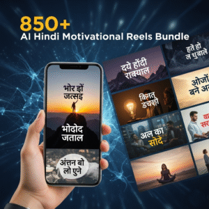 850+ AI Hindi Motivational Reels Bundle