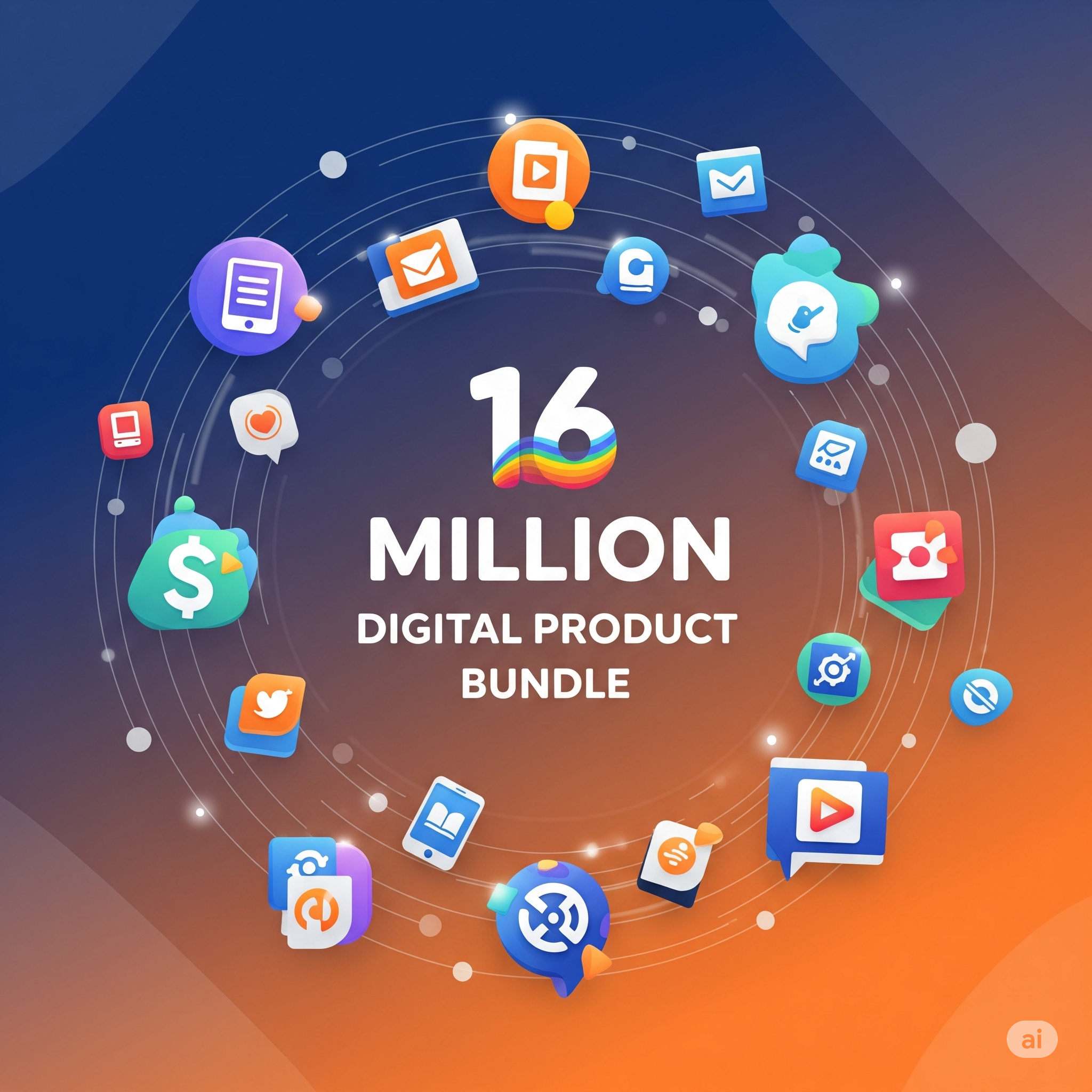 16 Million Digital Products Bundle