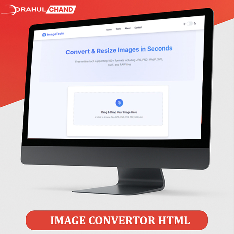 image convertor html template