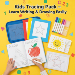 Kids Tracing Pack – Learn Writing & Drawing Easily