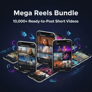 Mega Reels Bundle – 10,000+ Ready-to-Post Short Videos