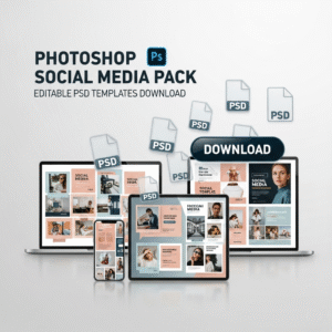 Photoshop Social Media Pack