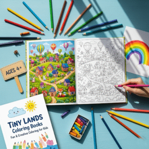 Tiny Lands Coloring Books – Fun & Creative Coloring for Kids