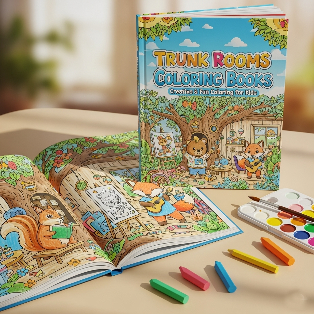 Trunk Rooms Coloring Books